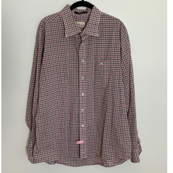 Cotton Brothers‎ Red and Black Checked shirt size xl - Picture 1 of 5